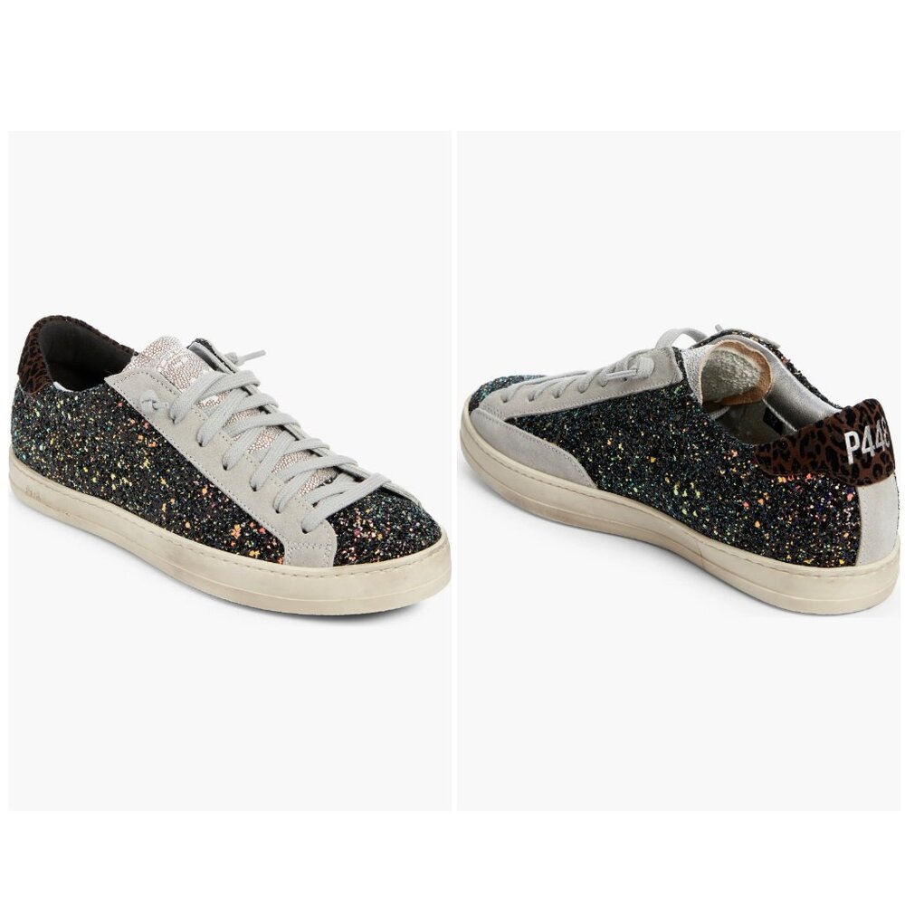 P448 || John Glitter Low Top Sneaker|| Size 6 | 6.5